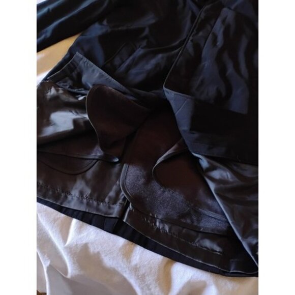 Claiborne Black Rain Coat 38S New Soho Jacket - Picture 9 of 11